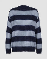 Retro Striped Loose Sweater